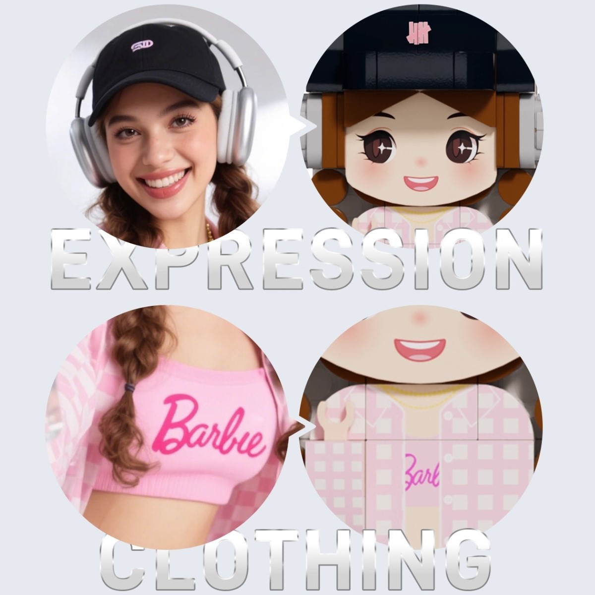 客製化積木人汽車挪車號碼牌｜可愛造型＋電話顯示