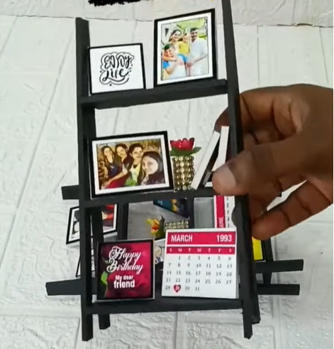 迷你置物架,可客製化照片和留言,情人節禮物,情侶專屬紀念品 - 