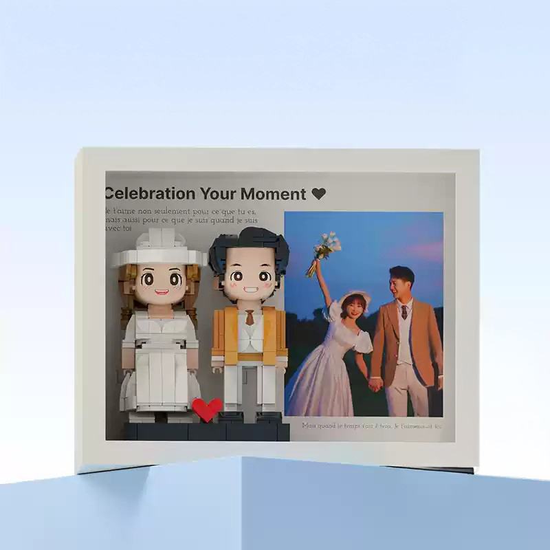 結婚禮物全身 2 人 Duddu 磚人訂製磚人 - 