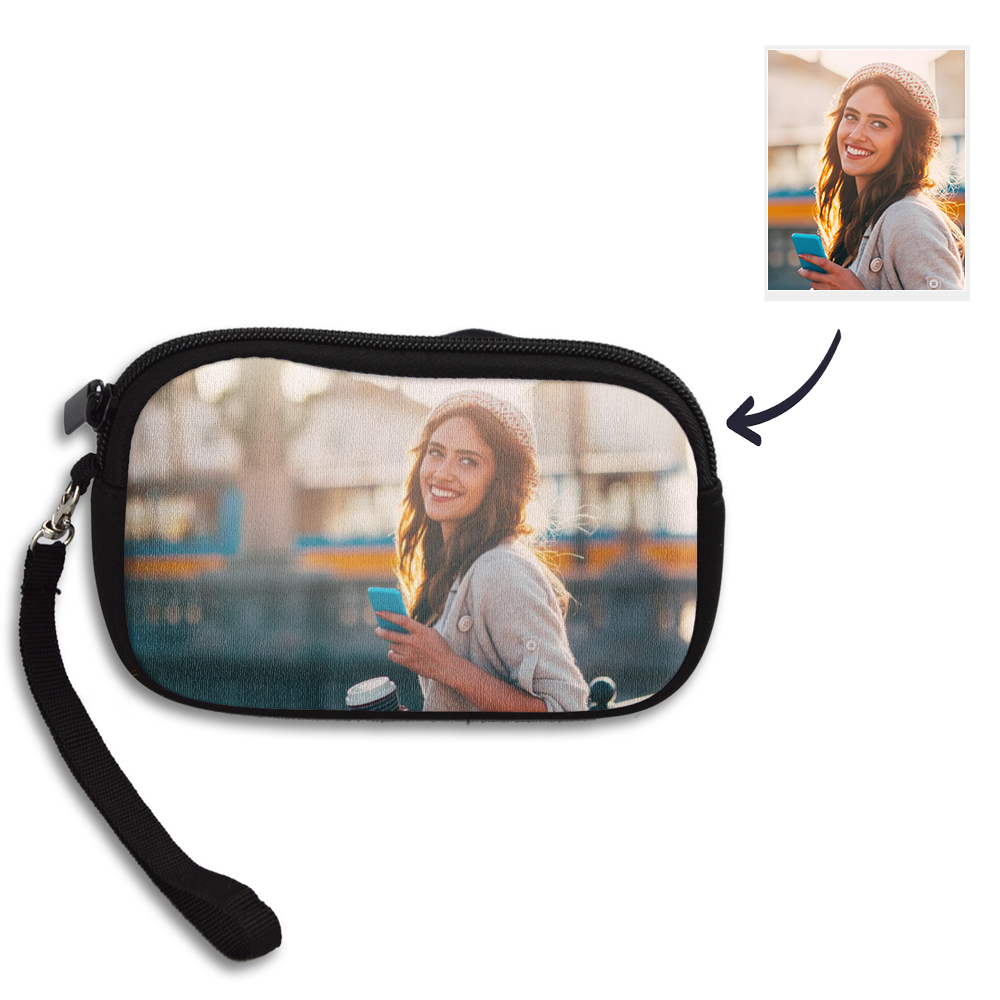 返校禮物客製化照片手銬錢包 - 