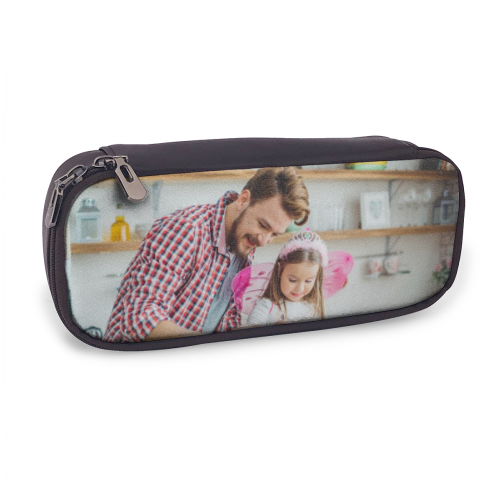 返校訂製皮革照片鉛筆盒 返校兒童禮物 - 