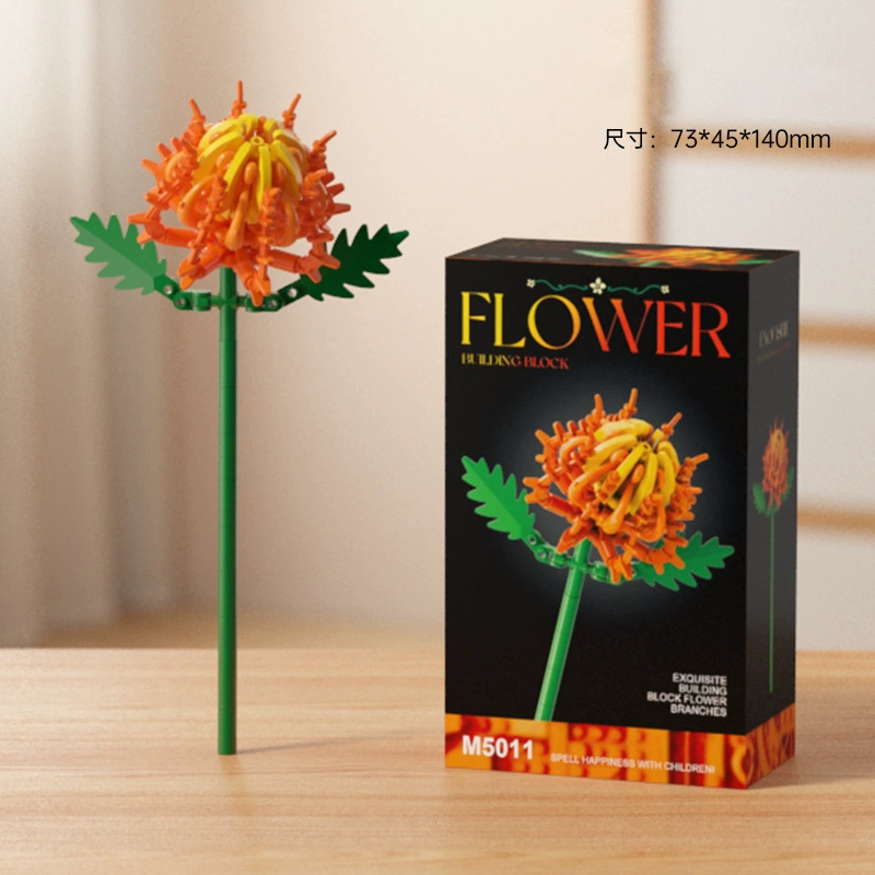 Diy 花朵積木 – 16 種花朵樣式,可隨意搭配 | 永恆花束禮物 - 