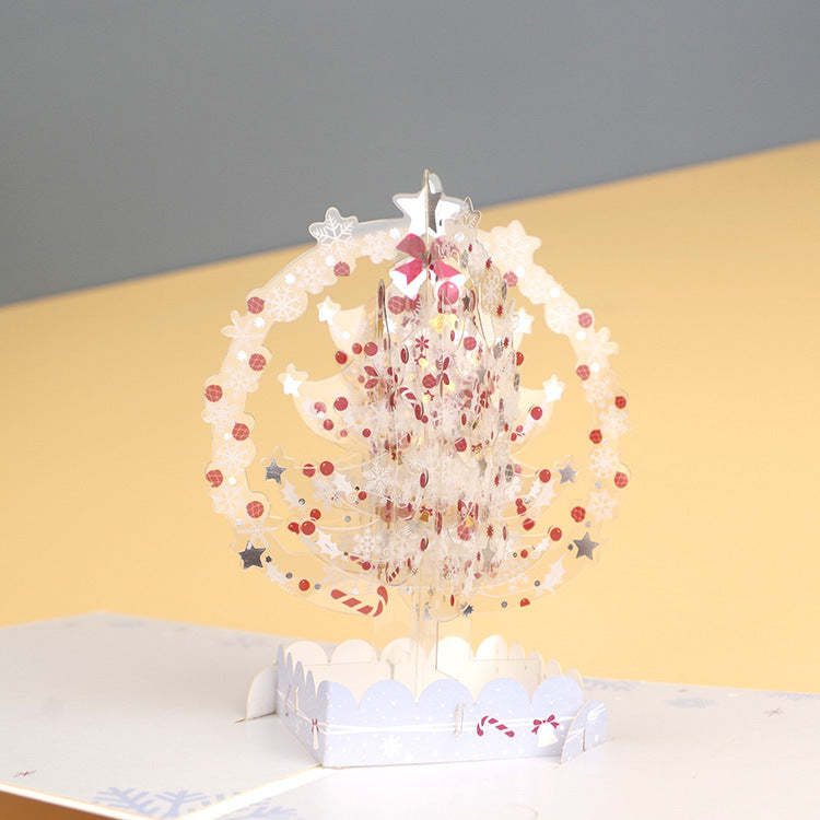 生日卡片立體水晶紀念禮品 - 