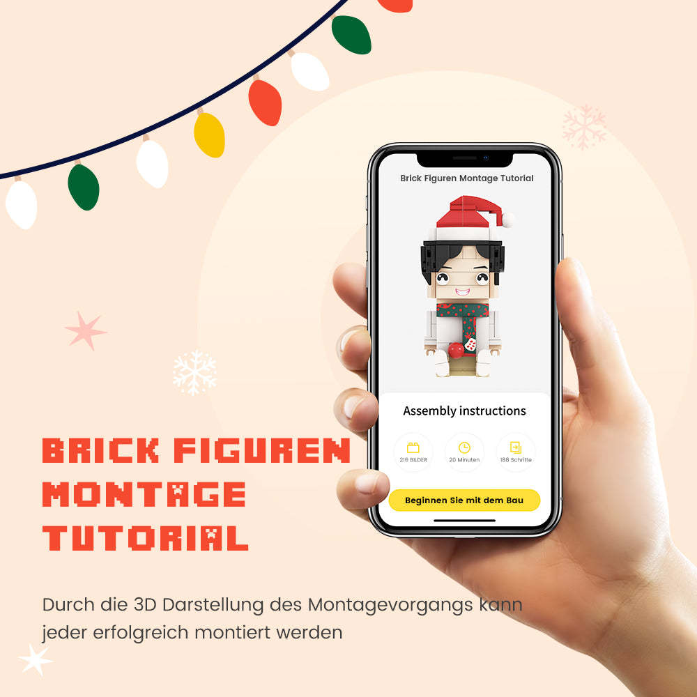 Anpassbare Ganzkörper-Ziegelfiguren für 2 Personen, Best Sisters Brick Me-Figuren