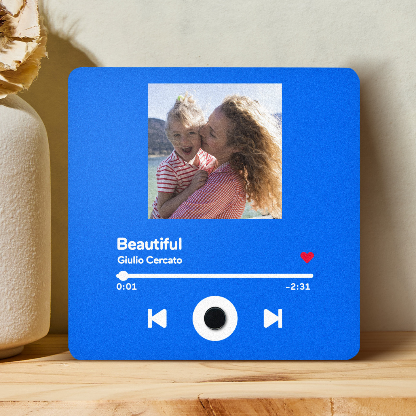 Personalisierter Kühlschrankmagnet Mit Mehreren Fotos, Musik, Kann Lieder Abspielen, Personalisierter Kühlschrankmagnet Mit Foto - 