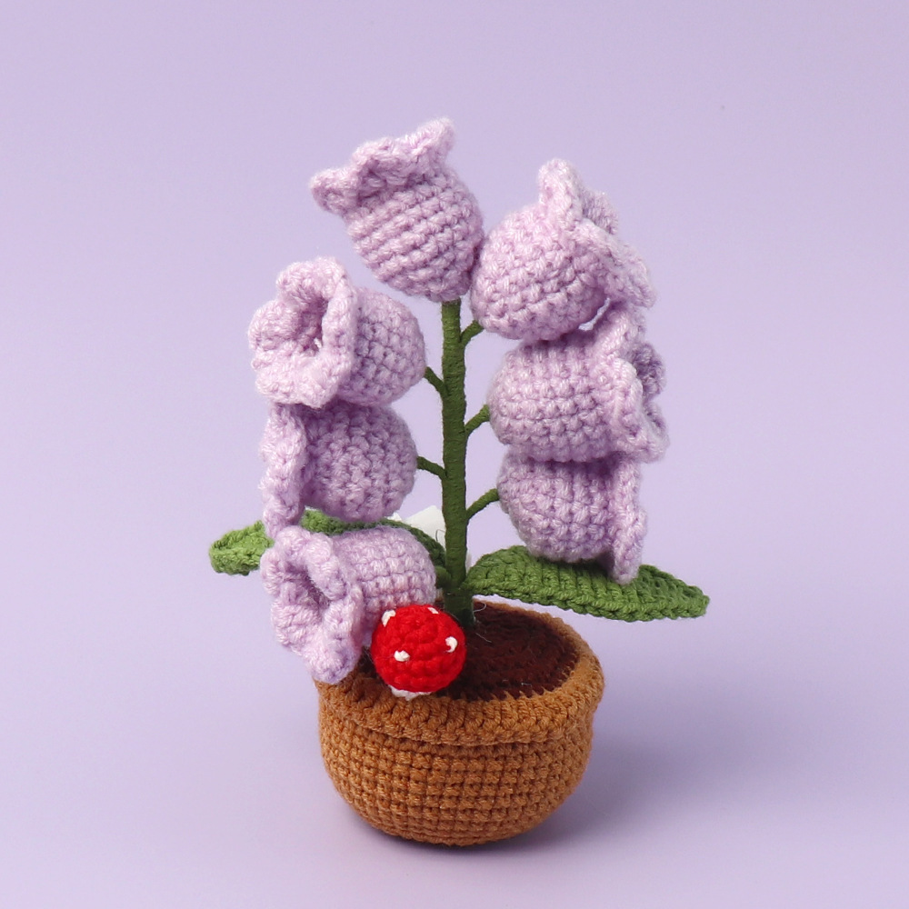 Romantisches, Gehäkeltes Led-maiglöckchen – Leuchtende Strickblume Zum Valentinstag - 