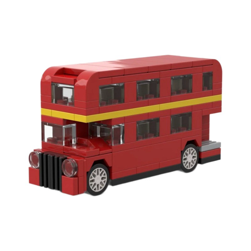 Klein Autobausteine ​​busse Lkws, Erdbewegungsfahrzeuge Rennwagen Transportfahrzeuge Zusammenbau Kleiner Partikel