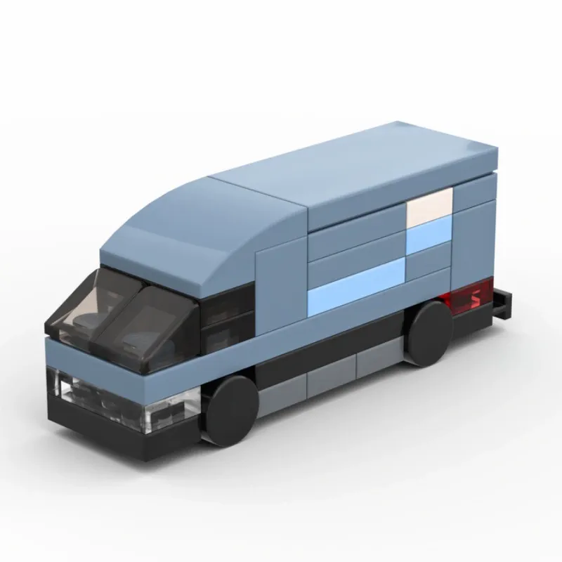 Klein Autobausteine ​​busse Lkws, Erdbewegungsfahrzeuge Rennwagen Transportfahrzeuge Zusammenbau Kleiner Partikel - 
