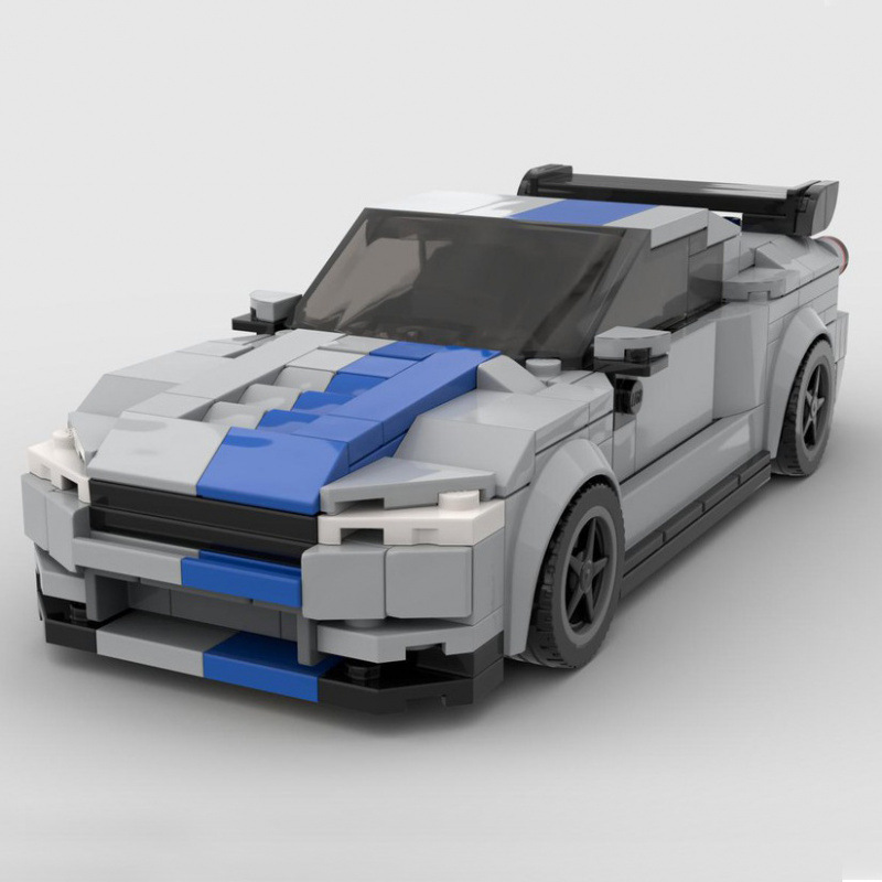 Modell-rennwagen-bausteine ​​kreativer Bausatz - 