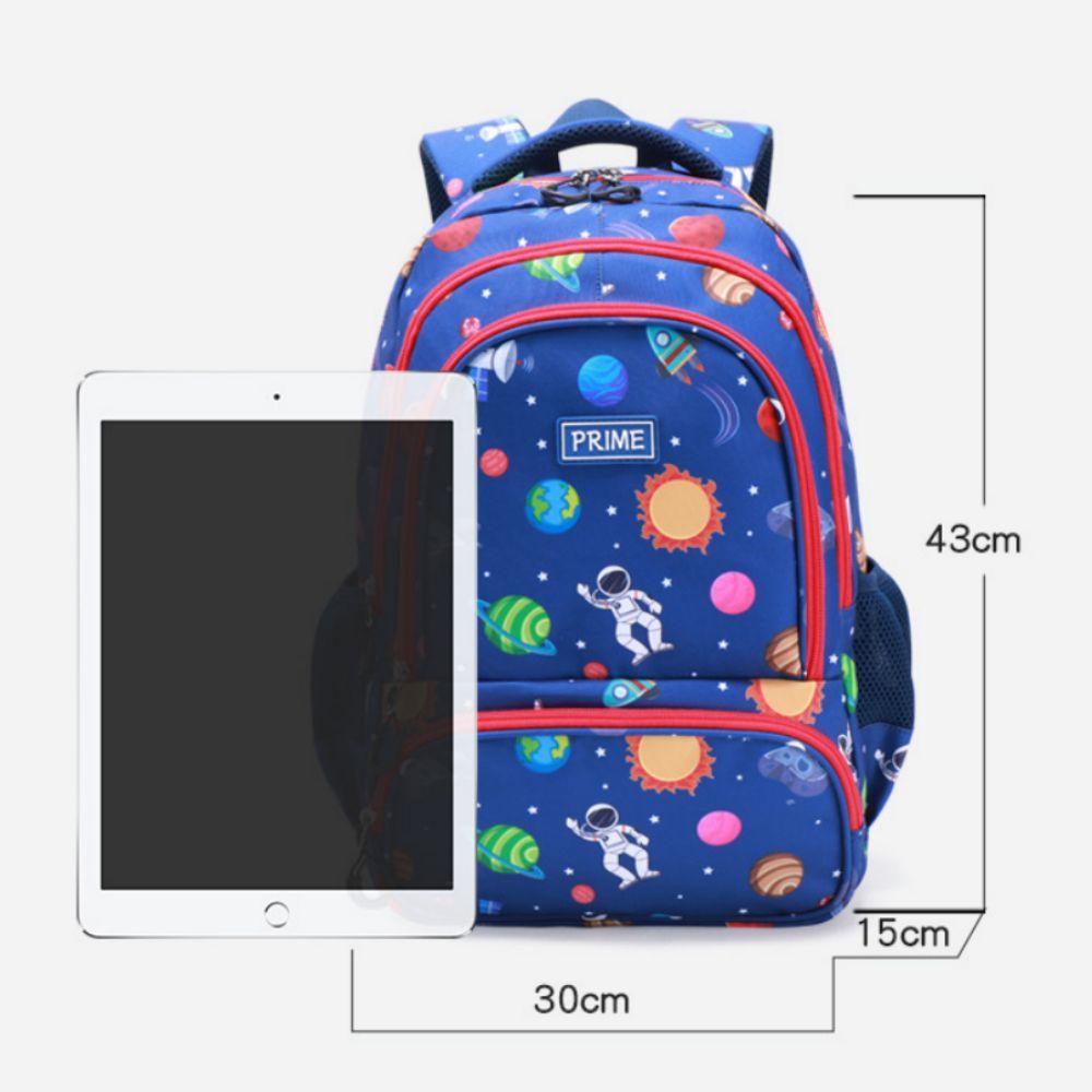 Regenbogen-schulrucksack, Astronauten-kinder-büchertasche, Vorschule, Kindergarten, Schultasche Für Jungen Und Mädchen - 