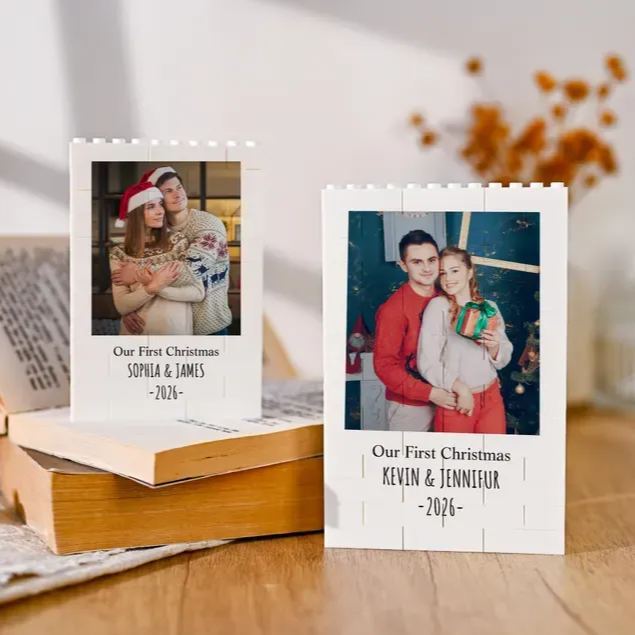 Benutzerdefinierter Foto-Puzzle-Rahmen – Personalisiertes Weihnachtsgeschenk Für Paare Und Familie - 