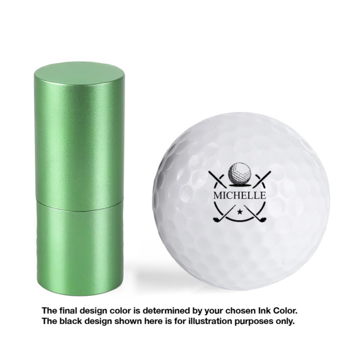Personalized Plastic Golf Ball Stamp for Golfers – Custom Logo Marker, Unique Gift for Avid Players - MyJigsawPuzzleAu
