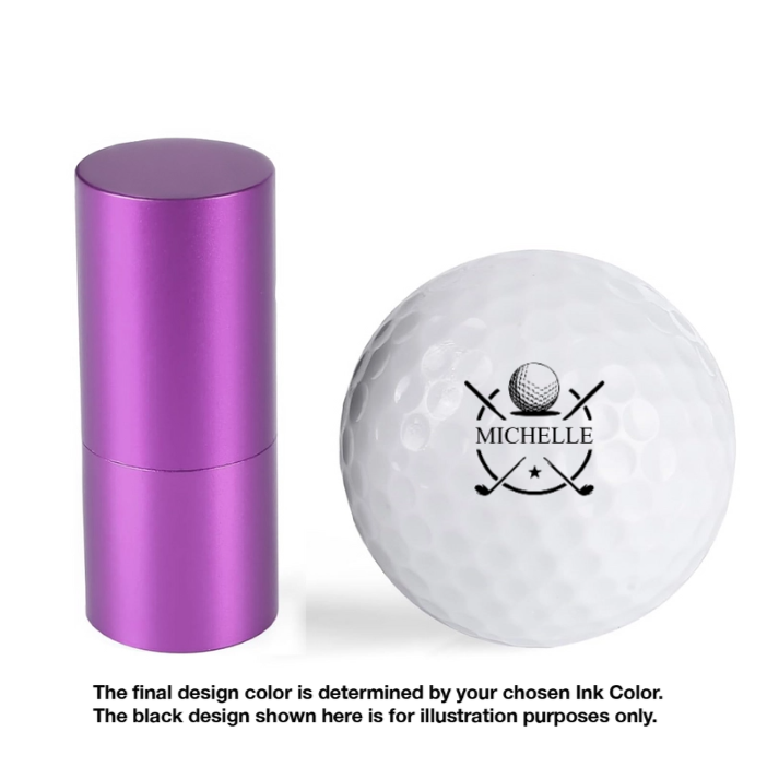 Personalized Plastic Golf Ball Stamp for Golfers – Custom Logo Marker, Unique Gift for Avid Players - MyJigsawPuzzleAu