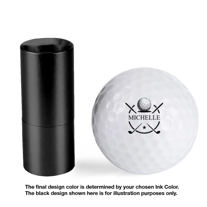 Personalized Plastic Golf Ball Stamp for Golfers – Custom Logo Marker, Unique Gift for Avid Players - MyJigsawPuzzleAu