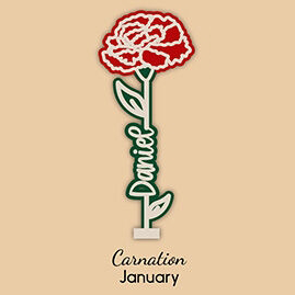 Personalised Colorful Birthday Flowers Customized Name Home Decoration Mother's Day Gift for Mum - MyJigsawPuzzleAu