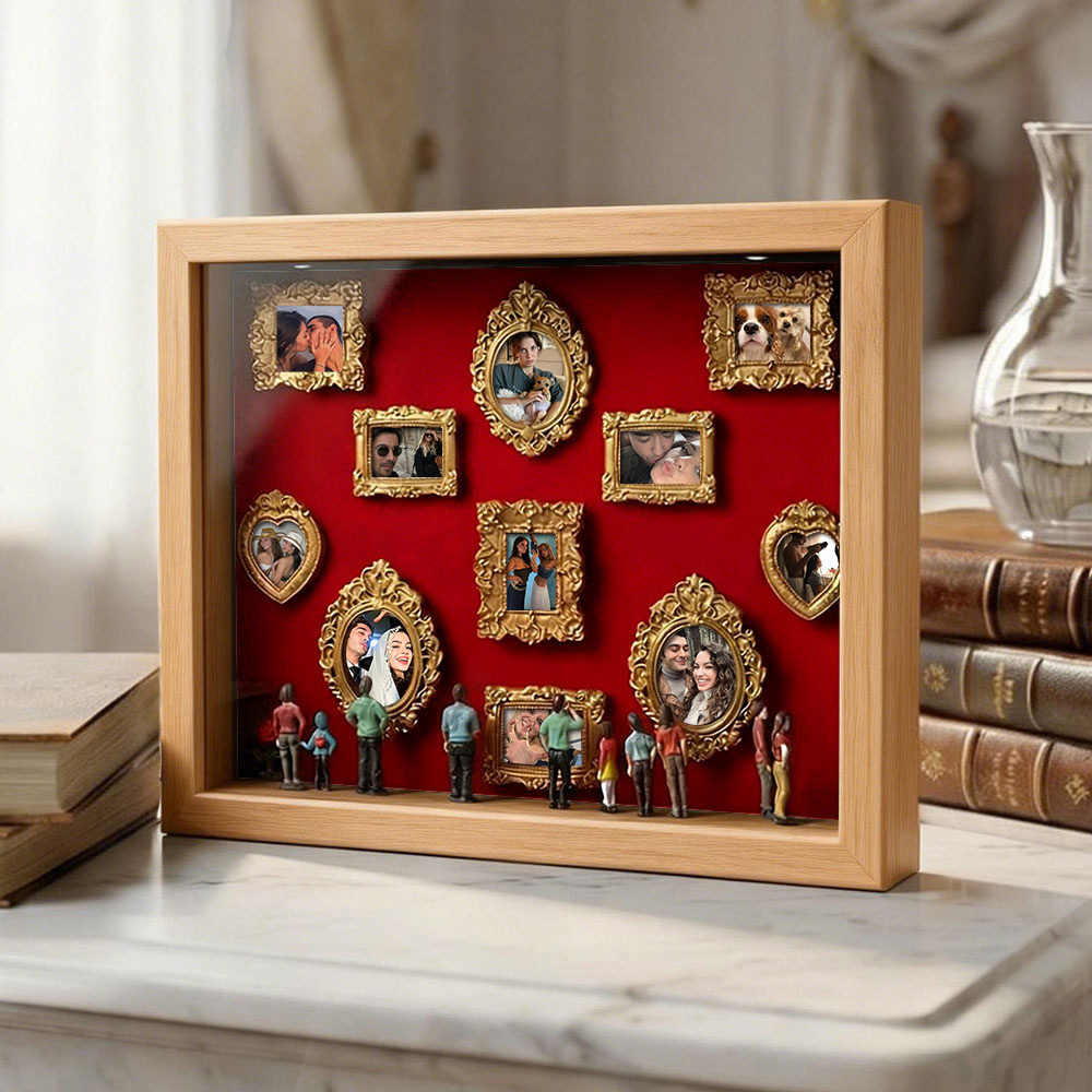 Museum of Us Frame Personalized Couples Gift for Her Cute Miniature Museum Gifts Meaningful Gift Valentine's Day Anniversary Gift - MyJigsawPuzzleAu