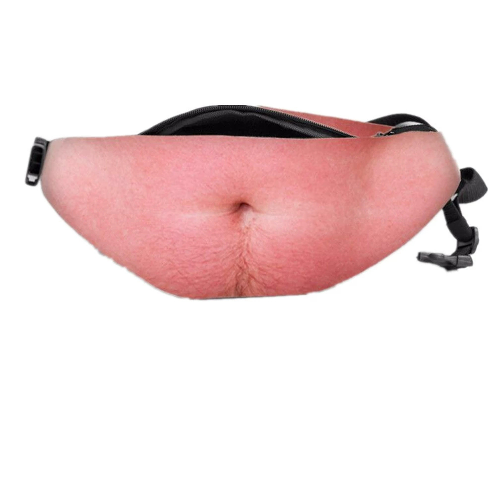 Funny Abs & Belly Fanny Pack – Realistic Body Print Waist Bag, Novelty Gift for Friends & Family, Birthday, Christmas & Party - MyJigsawPuzzleAu