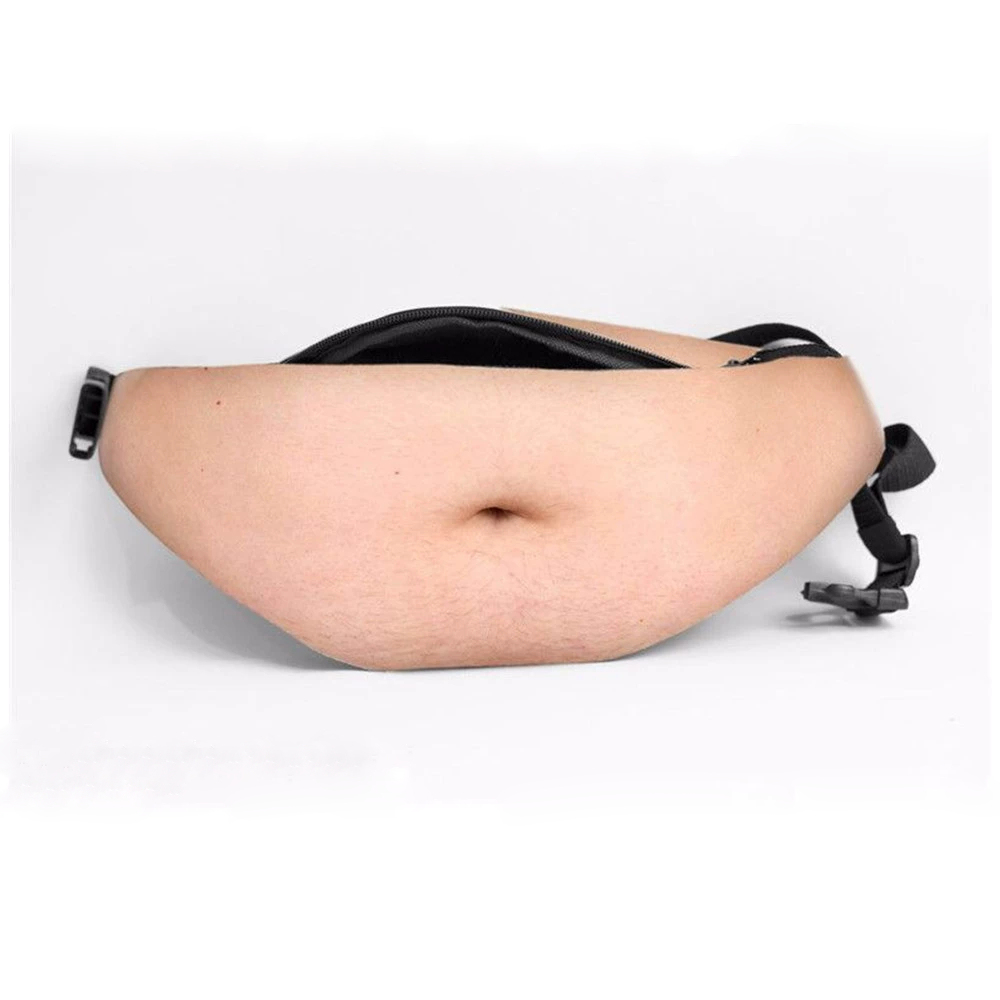Funny Abs & Belly Fanny Pack – Realistic Body Print Waist Bag, Novelty Gift for Friends & Family, Birthday, Christmas & Party - MyJigsawPuzzleAu