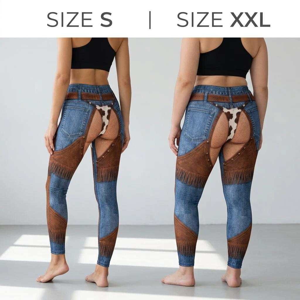 Personalized Print Novelty Yoga Pants Custom Pattern Leggings for Women - MyJigsawPuzzleAu