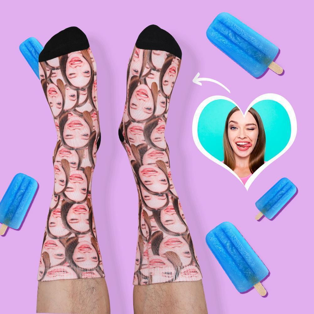 Custom All Print Mash Face Socks