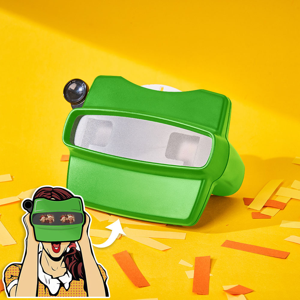Custom Upgrade 3D Viewfinder and Reel – Personalized Gift with your own photos Text and Photo Viewer Multiple Films Available Valentine's Day Gifts - MyJigsawPuzzleAu