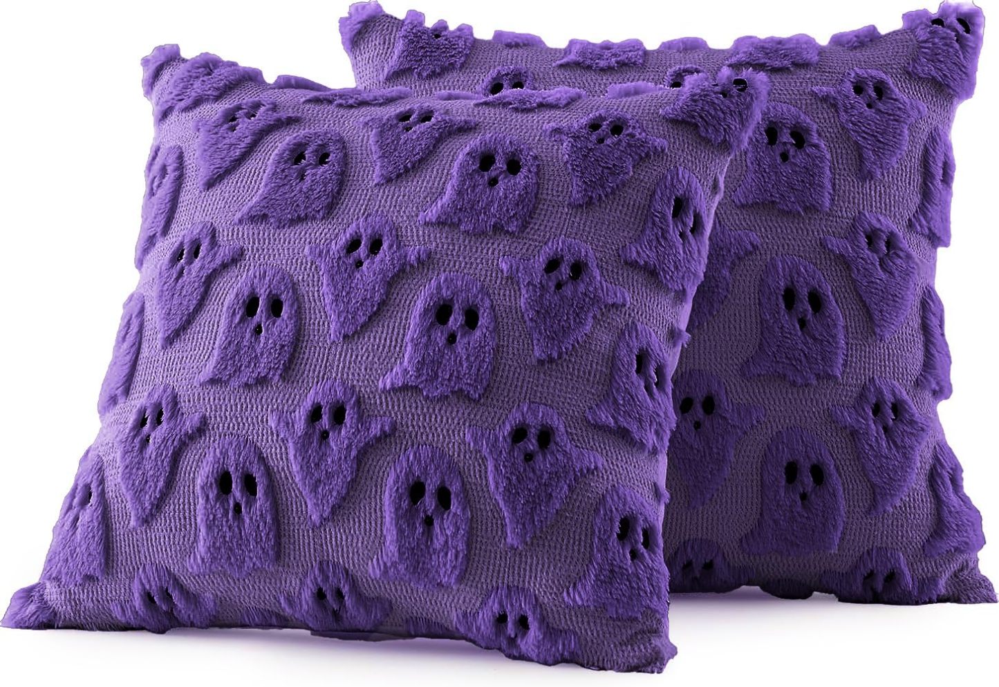 Halloween Pillow Covers Cute Ghost Decor Set of 2 18x18 - MyJigsawPuzzleAu