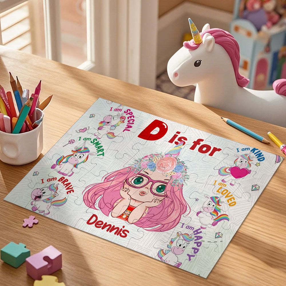 Personalized Jigsaw Puzzle Trendy Birthday Gift for Grandkid & Kids - MyJigsawPuzzleAu