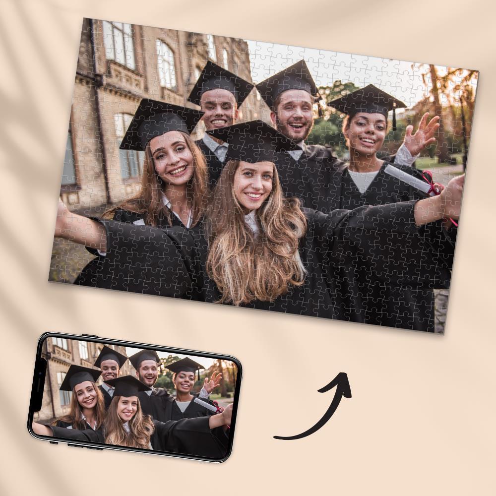 Custom Graduation Photos On Jigsaw Puzzle Memorable Gifts