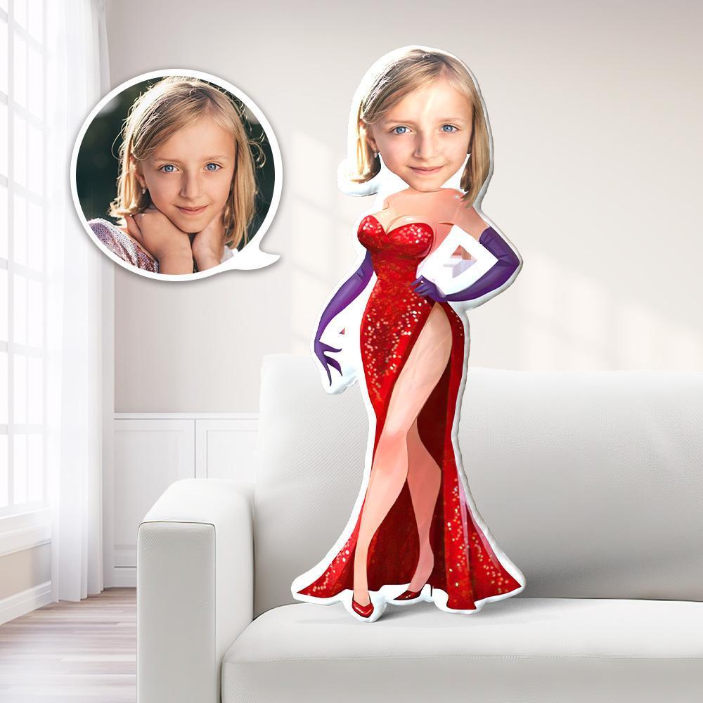 Custom Face Plaque Minime Plaque Personalized Photo Pillow Sexy Lady