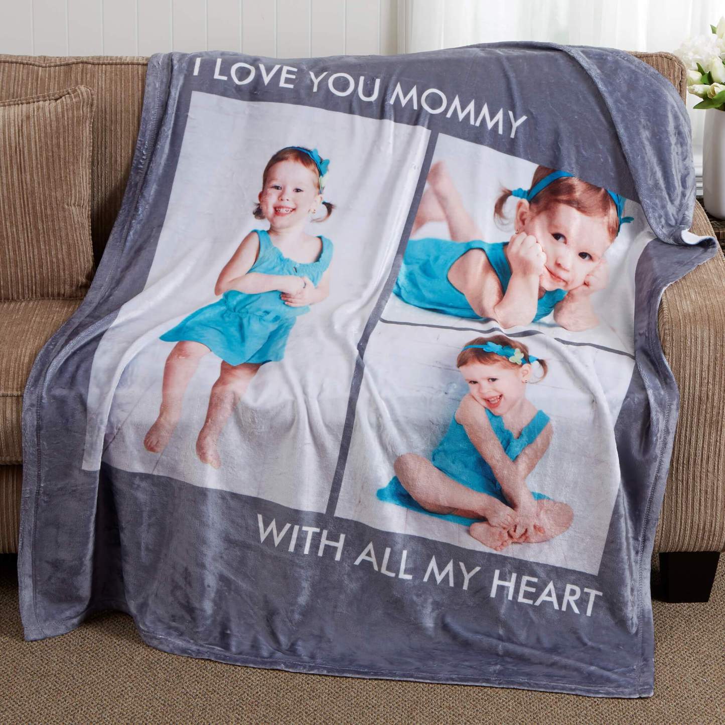 Custom Graduation Gift Blanket with Photos Personalized Photo Blankets Custom Collage Blankets with Multiple Photos - MyJigsawPuzzleAu
