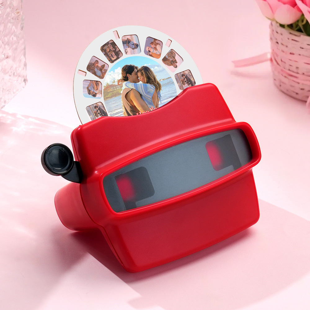 Custom Upgrade 3D Viewfinder and Reel – Personalized Gift with your own photos Text and Photo Viewer Multiple Films Available Valentine's Day Gifts - MyJigsawPuzzleAu