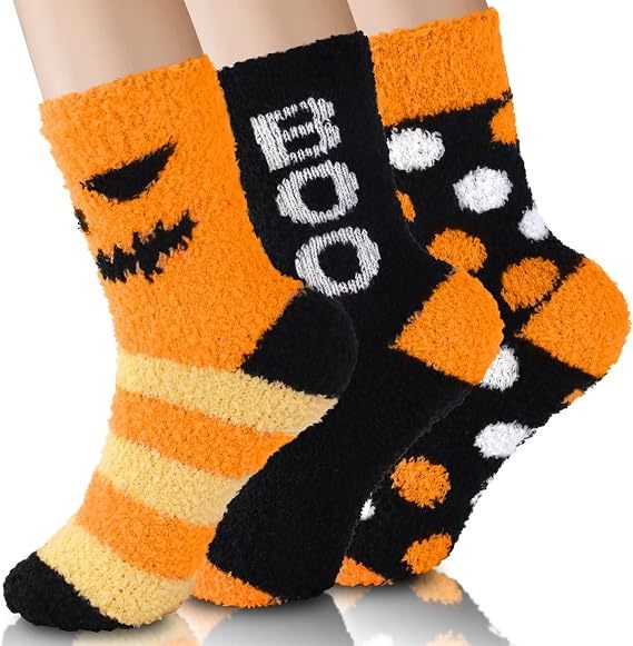 Ultra Luxe Soft Fuzzy Cloud Socks-Super Warm Cozy Fall Halloween Gifts for Women Men-Luxurious Fabric - MyJigsawPuzzleAu