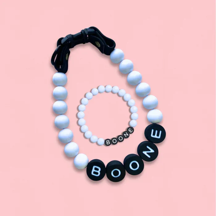 Custom Pet Name Necklace with FREE Matching Bracelet - MyJigsawPuzzleAu