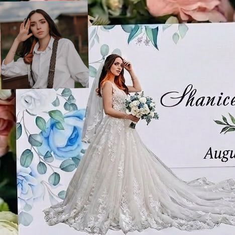 Custom Photo Illustration Save the Date Wedding Invitation