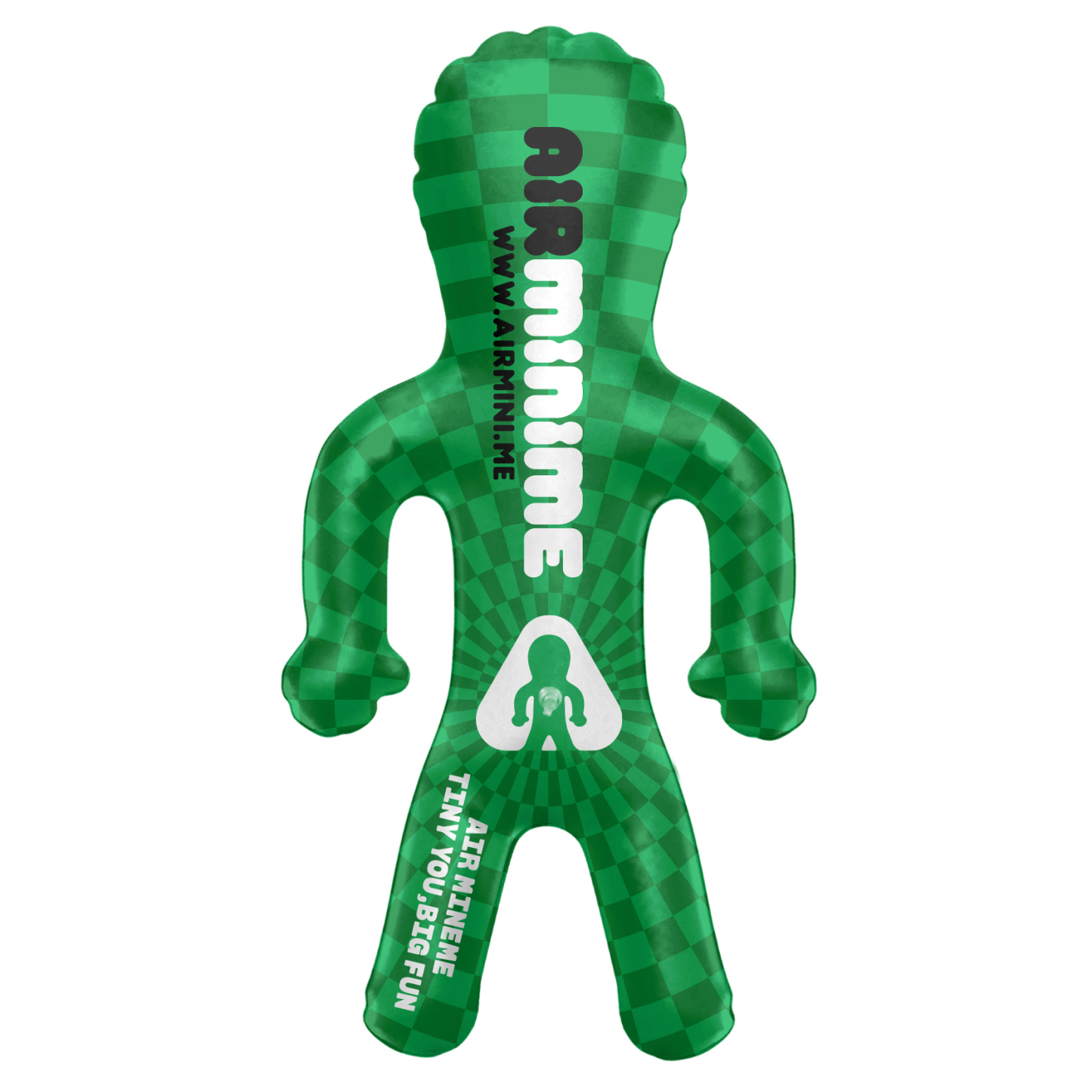 Custom Air Minime Dolls Green Cap & Gown Graduation Doll Personalized Face Inflatable - MyJigsawPuzzleAu