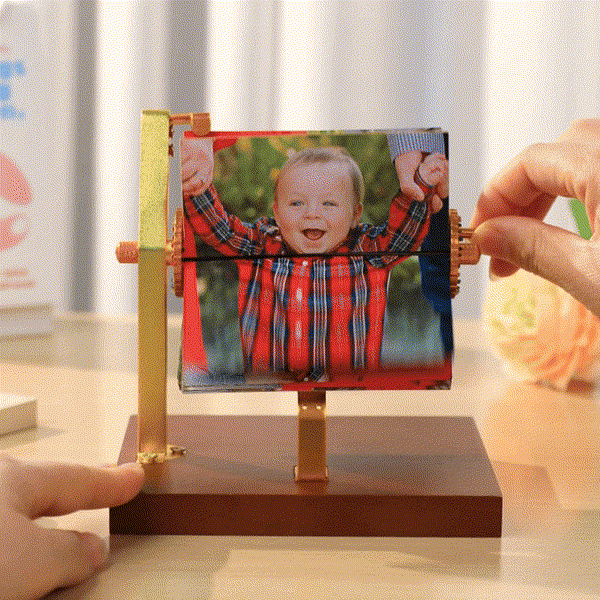 Personalized Flip Book from Your Memories - Custom Flip Book Rotating Photo Album Gift for Her/Him, Memories in Motion Flipbook - MyJigsawPuzzleAu