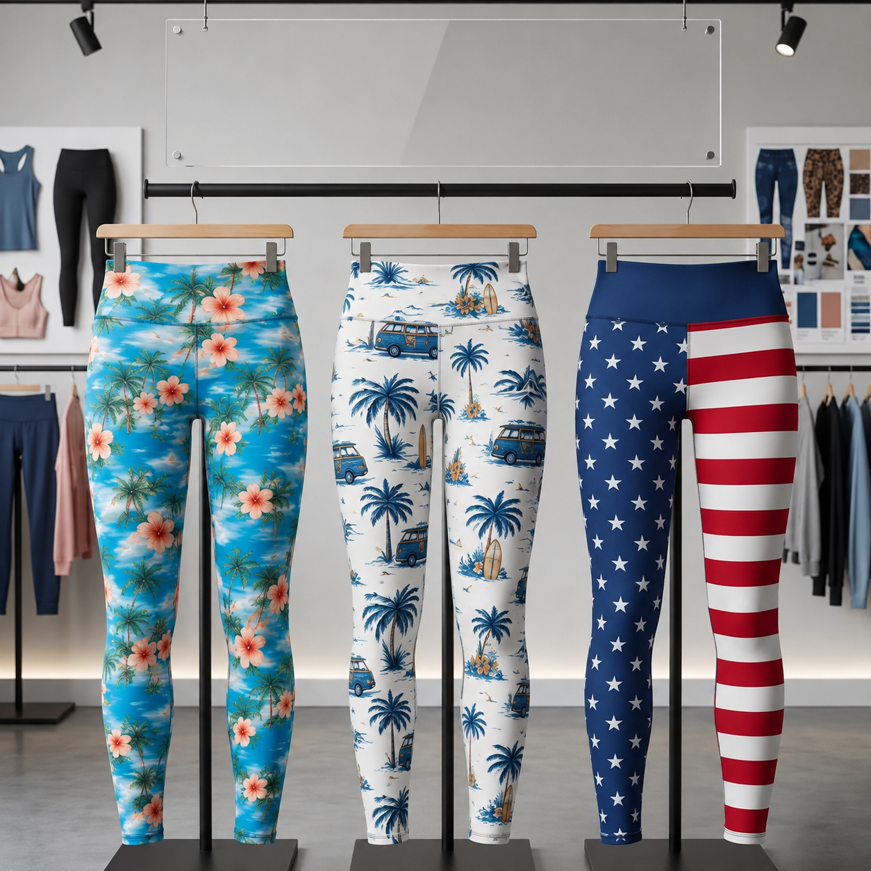 Personalized Print Novelty Yoga Pants Custom Pattern Leggings for Women - MyJigsawPuzzleAu