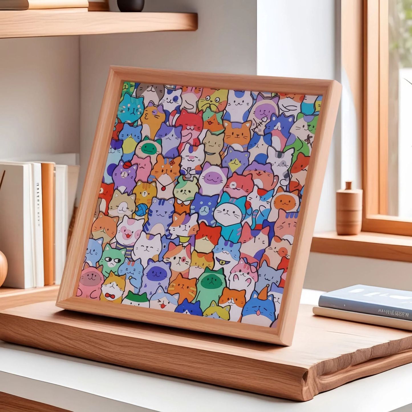 DIY Wooden Coloring Puzzle – Hand-paint Your Own Animal Puzzle (Optional 24-Color Markers & 8 Designs) - MyJigsawPuzzleAu