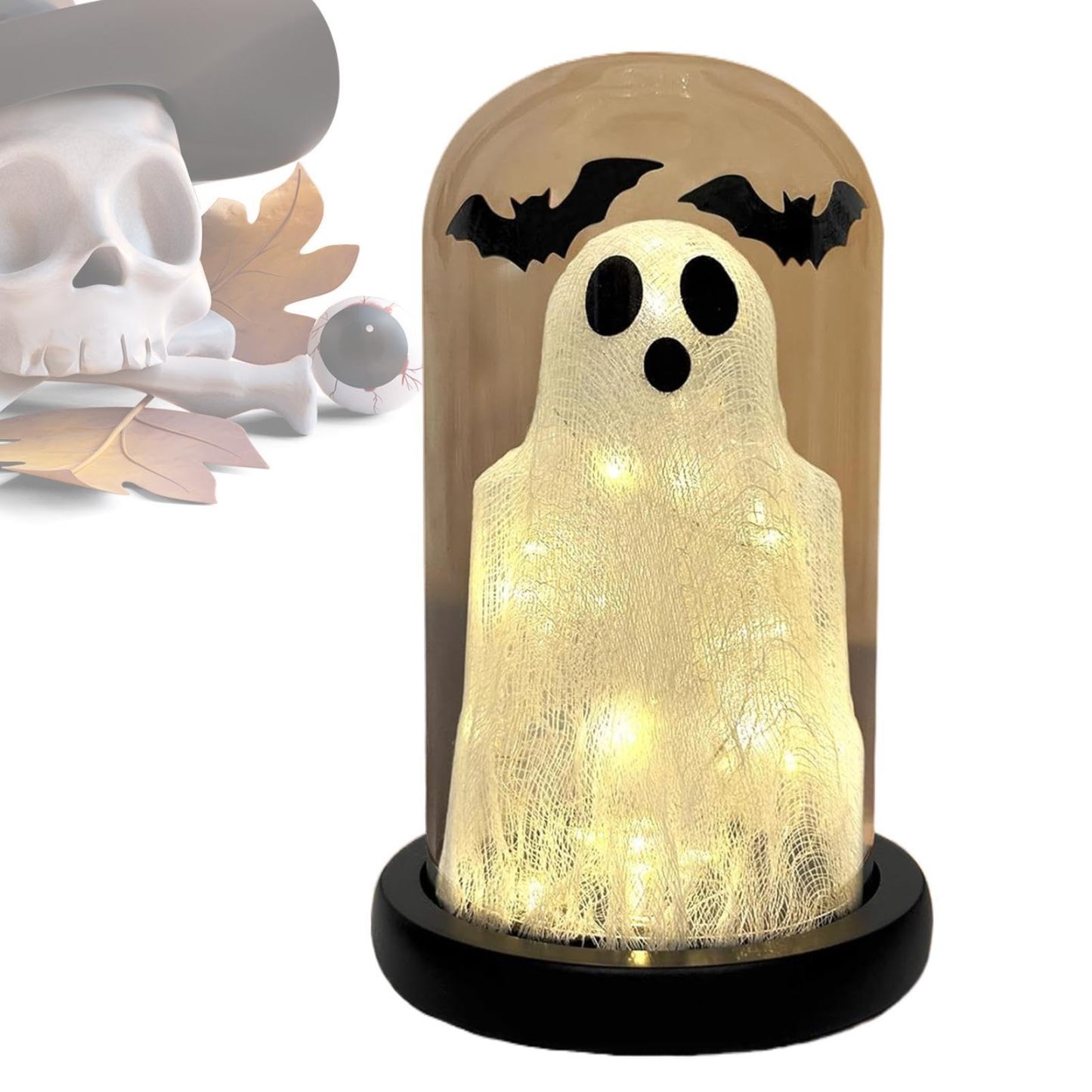 Glass Ghost Light Spooky Bat Light Lamp Decor - MyJigsawPuzzleAu
