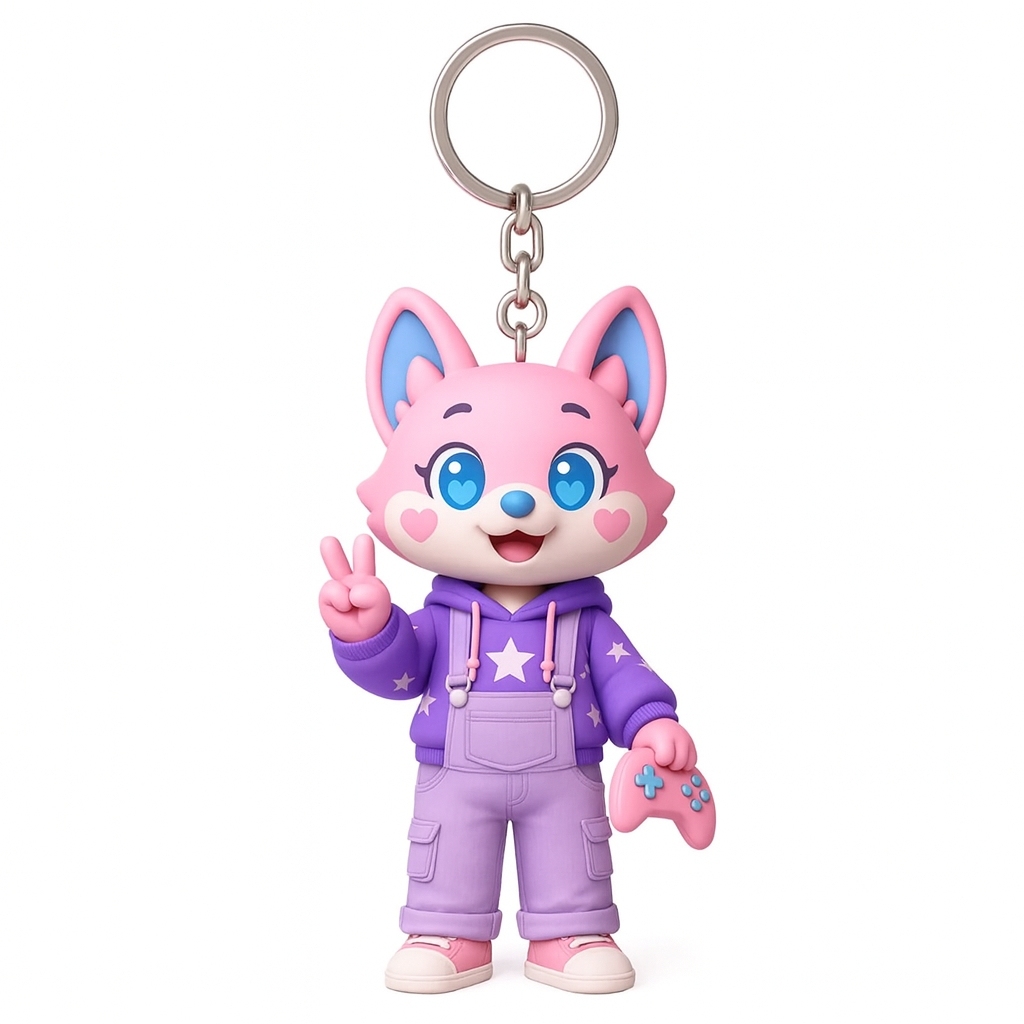 Personalized 3D Couple Keychain from Photo Custom Cute Chibi Figurine Mini Doll Gift for Anniversary Wedding Valentine’s Day Couples - MyJigsawPuzzleAu