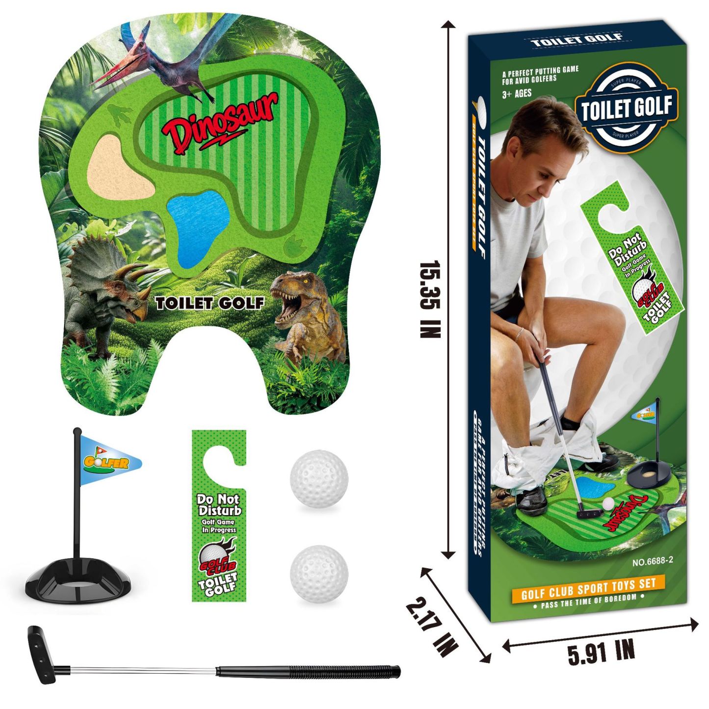 Toilet Golf Gifts for Men, Anniversary Birthday Gift for Him Toilet Game - MyJigsawPuzzleAu