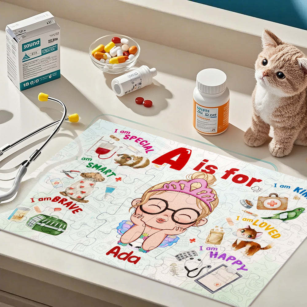 Personalized Jigsaw Puzzle Trendy Birthday Gift for Grandkid & Kids - MyJigsawPuzzleAu