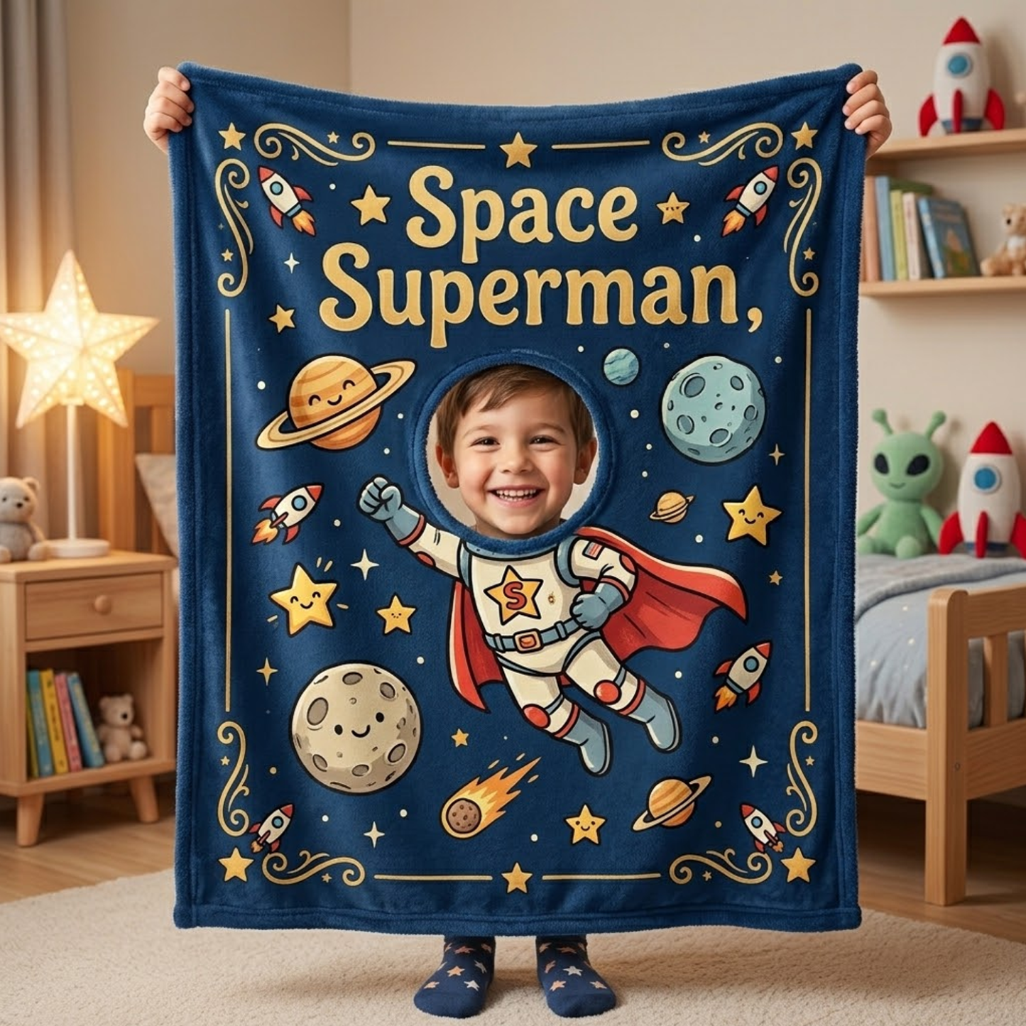 Face Hole Blanket Birthday Theme A Fun Gift for Family Friends and Loved Ones - MyJigsawPuzzleAu