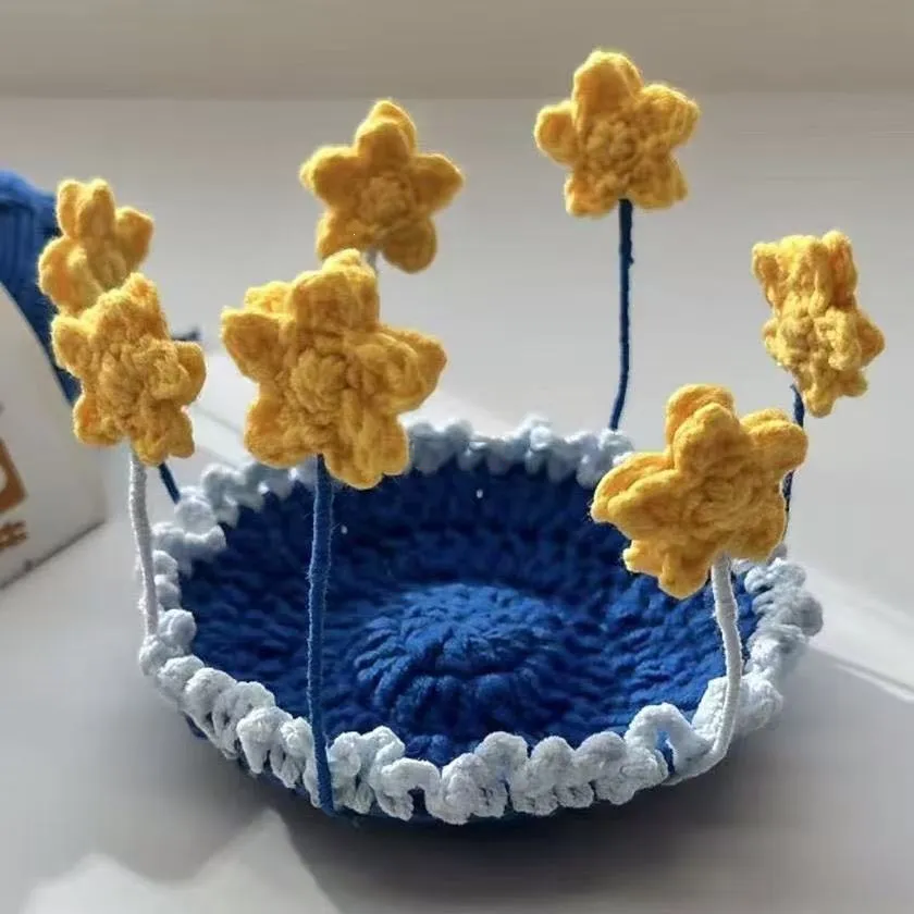 Crochet Flower Coaster, Handmade Cup Coaster, Floral Mug Coaster, Cottagecore Table Decor, Cute Crochet Gift, Housewarming Gift - MyJigsawPuzzleAu