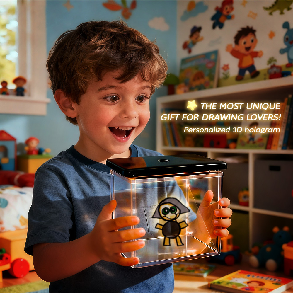 Hologram-Style 3D Display Crystal-Clear Floating  Effect Cartoon Character - MyJigsawPuzzleAu