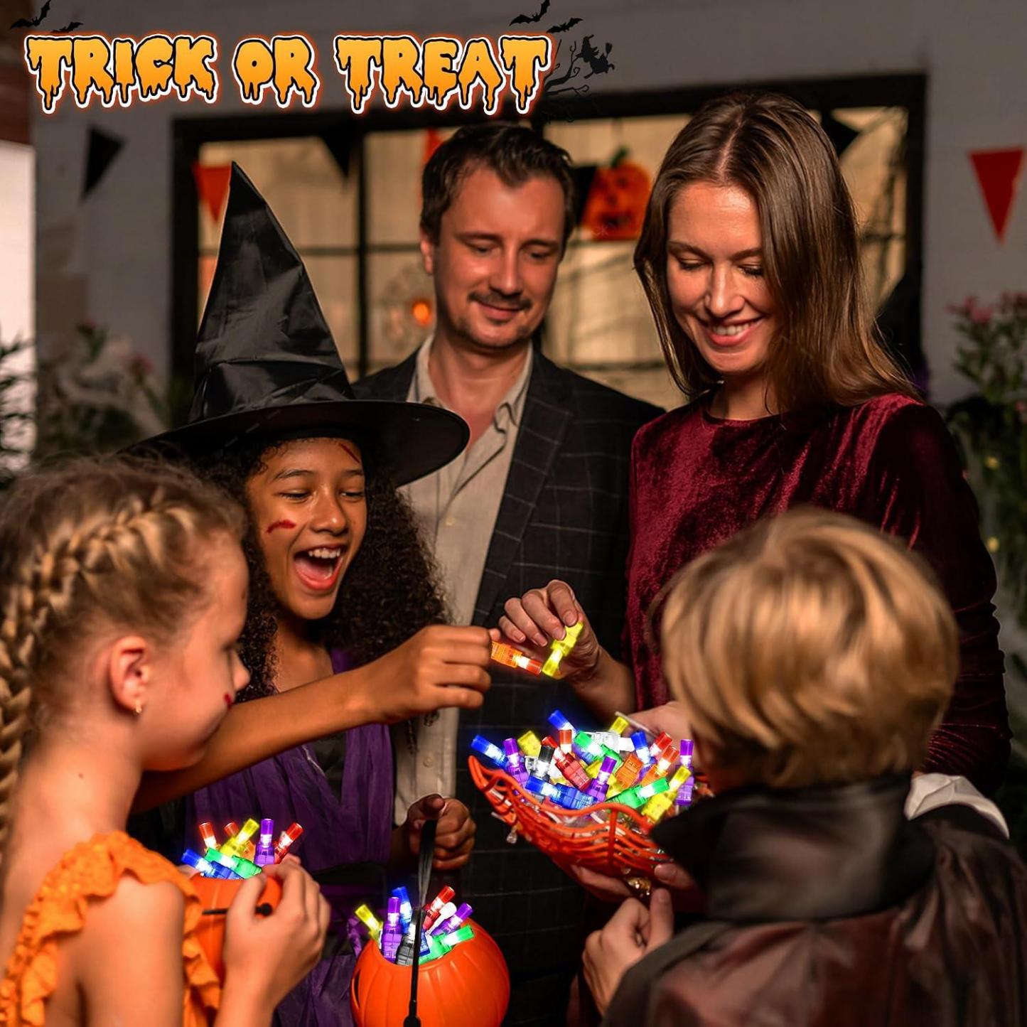 36Pcs Halloween Party Favors Finger Lights for Kids, Halloween Light Up Toys Bulk Glow in the Dark Halloween Treats Non Candy Goodie Bag Fillers Basket Stuffers Classroom Prizes Trick or Treat Gift - MyJigsawPuzzleAu