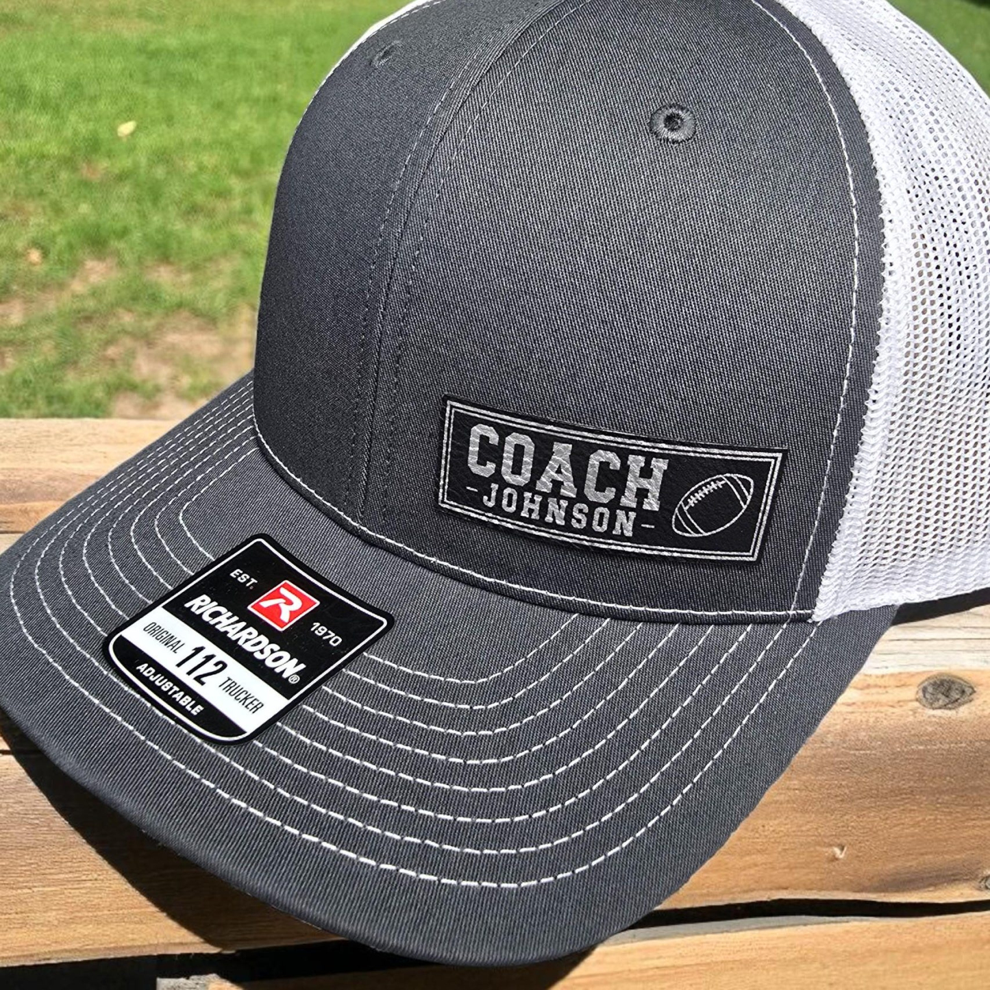 Custom Coach Hat Classic 112 Style Trucker Cap for Sports Coaches Personalized Coach Gift with Sports Icon - MyJigsawPuzzleAu