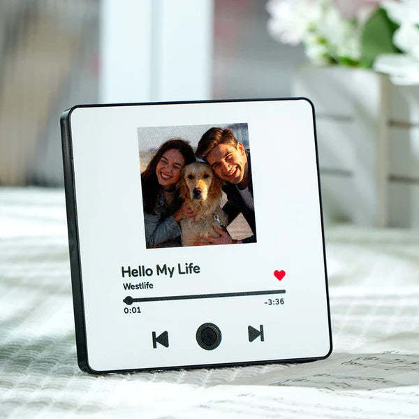 Custom Music Album Fridge Magnet Personalized Music Fridge Magnet Can Play Songs With Adjust Volume Christmas Gifts - MyJigsawPuzzleAu