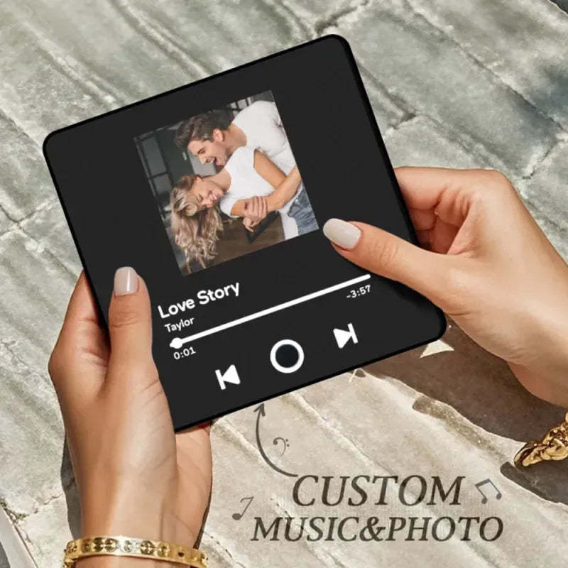 Custom Music Album Fridge Magnet Personalized Music Fridge Magnet Can Play Songs With Adjust Volume Christmas Gifts - MyJigsawPuzzleAu