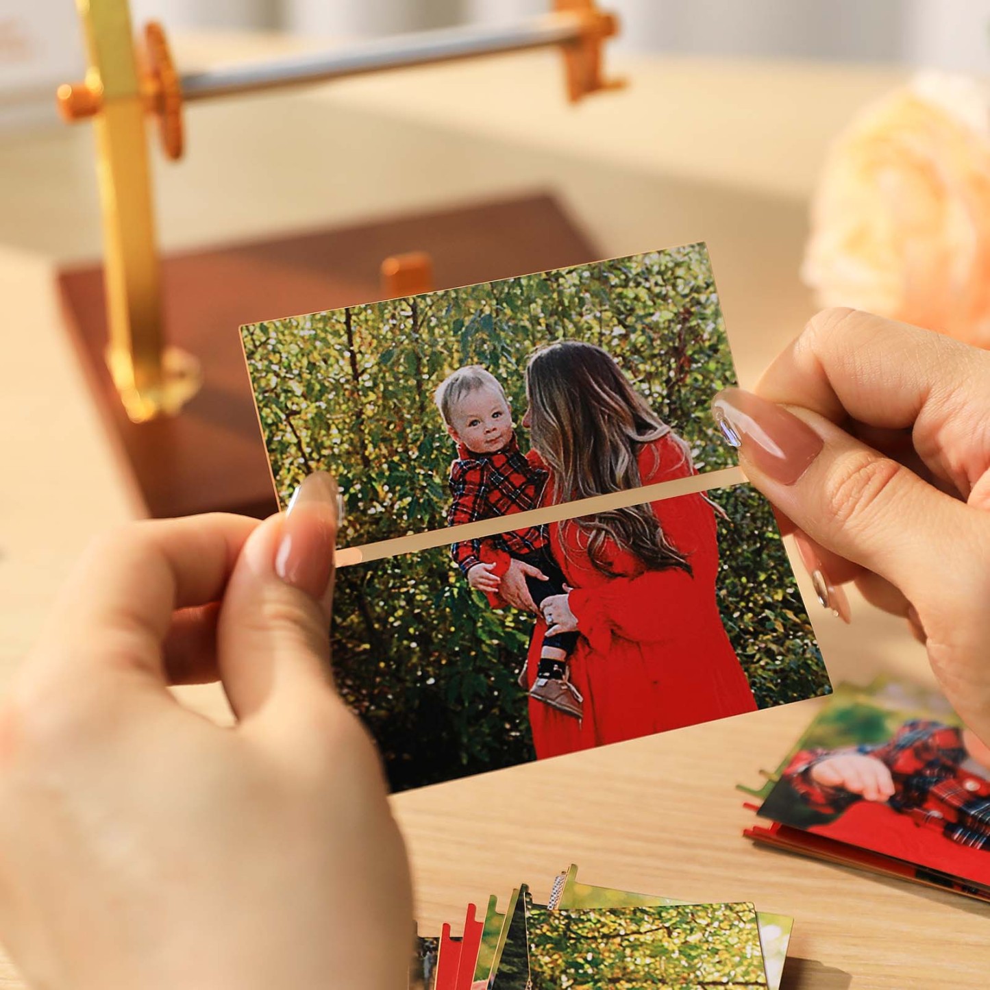 Personalized Flip Book from Your Memories - Custom Flip Book Rotating Photo Album Gift for Her/Him, Memories in Motion Flipbook - MyJigsawPuzzleAu